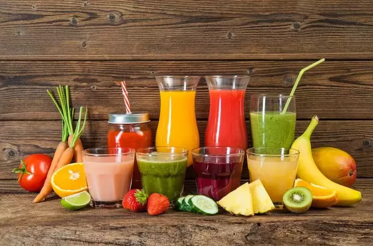 fruit and vegetable juices for diet drinking