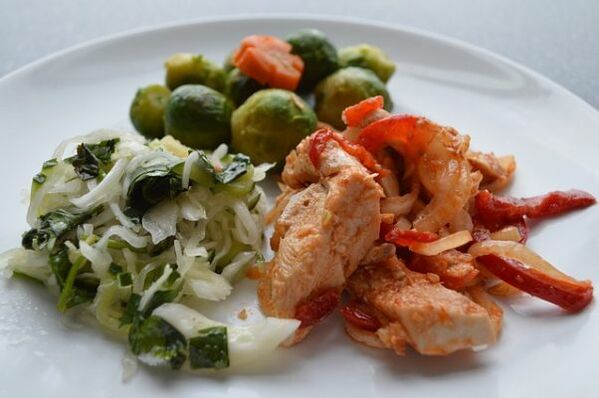 chicken with vegetables for lazy diet