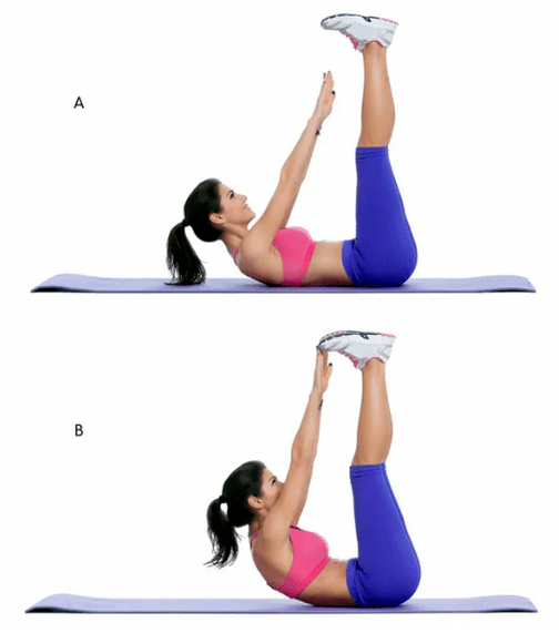 Turning with lifted legs