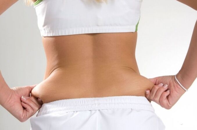 Fat in the stomach and side